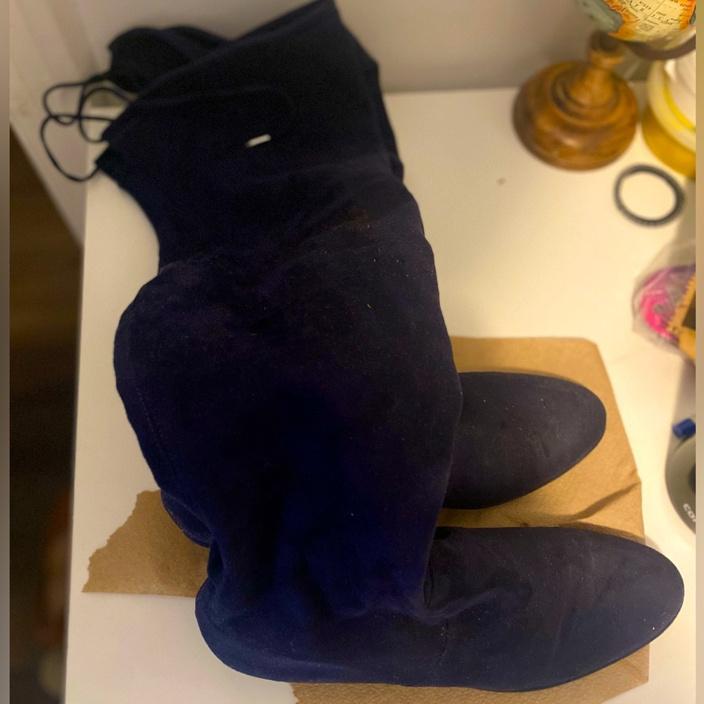 Over the knee boots - Blue- Marc Fisher